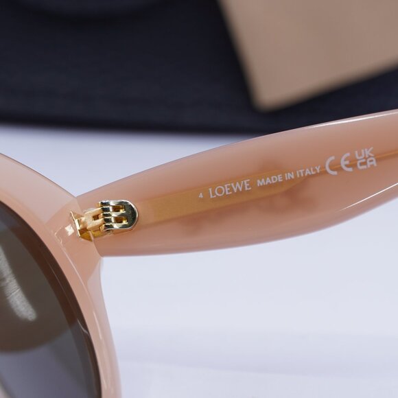 Loewe LW40126I 72E Round Sunglasses – Shiny Pink\Grey - Picture 5 of 10